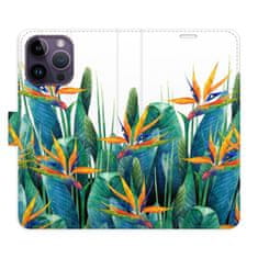 iSaprio Flipové pouzdro - Exotic Flowers 02 pro Apple iPhone 14 Pro Max