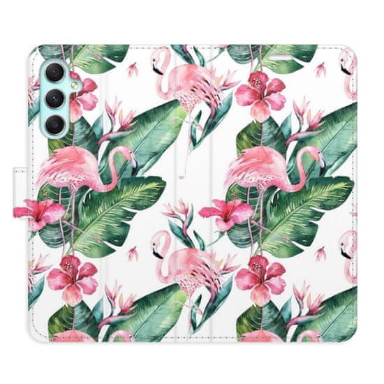 iSaprio Flipové pouzdro - Flamingos Pattern pro Samsung Galaxy A34 5G