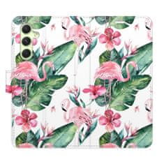 iSaprio Flipové pouzdro - Flamingos Pattern pro Samsung Galaxy A54 5G