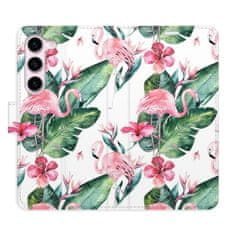 iSaprio Flipové pouzdro - Flamingos Pattern pro Samsung Galaxy S23 5G