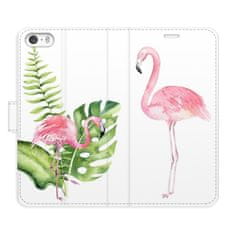 iSaprio Flipové pouzdro - Flamingos pro Apple iPhone 5/5S/SE