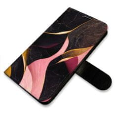 iSaprio Flipové pouzdro - Gold Pink Marble 02 pro Apple iPhone 12 Pro