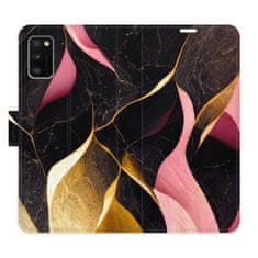 iSaprio Flipové pouzdro - Gold Pink Marble 02 pro Samsung Galaxy A41