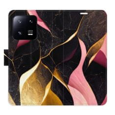 iSaprio Flipové pouzdro - Gold Pink Marble 02 pro Xiaomi 13 Pro