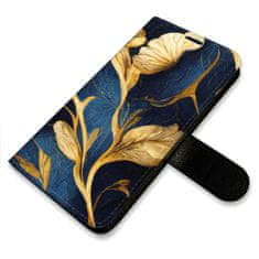 iSaprio Flipové pouzdro - GoldBlue pro Apple iPhone 14