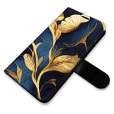 iSaprio Flipové pouzdro - GoldBlue pro Apple iPhone 14 Pro