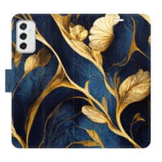 iSaprio Flipové pouzdro - GoldBlue pro Samsung Galaxy M52 5G