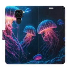 iSaprio Flipové pouzdro - Jellyfish pro Xiaomi Redmi Note 9