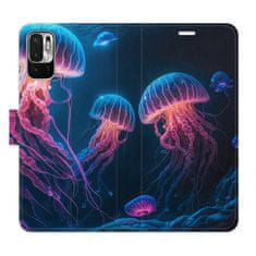 iSaprio Flipové pouzdro - Jellyfish pro Xiaomi Redmi Note 10 5G