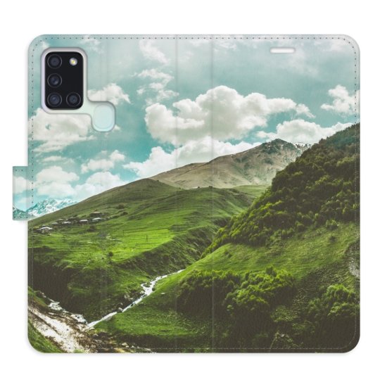 iSaprio Flipové pouzdro - Mountain Valley pro Samsung Galaxy A21s