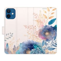 iSaprio Flipové pouzdro - Ornamental Flowers 03 pro Apple iPhone 12 Mini