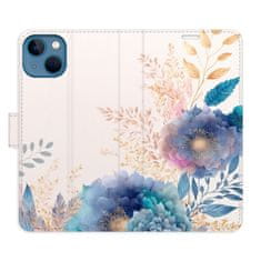 iSaprio Flipové pouzdro - Ornamental Flowers 03 pro Apple iPhone 13