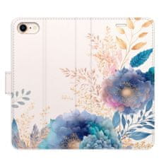 iSaprio Flipové pouzdro - Ornamental Flowers 03 pro Apple iPhone SE 2022