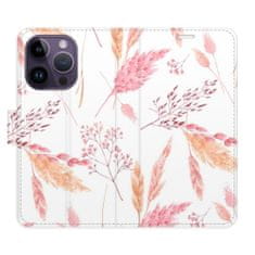 iSaprio Flipové pouzdro - Ornamental Flowers pro Apple iPhone 14 Pro