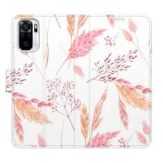 iSaprio Flipové pouzdro - Ornamental Flowers pro Xiaomi Redmi Note 10 / Note 10S