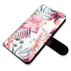 iSaprio Flipové pouzdro - Pink Flowers 02 pro Apple iPhone 5/5S/SE