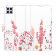 iSaprio Flipové pouzdro - Pink Flowers 03 pro Samsung Galaxy A22 5G