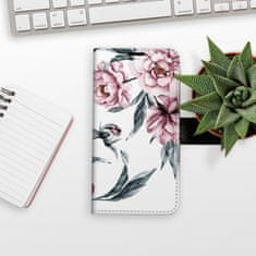 iSaprio Flipové pouzdro - Pink Flowers pro Apple iPhone 5/5S/SE