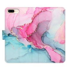 iSaprio Flipové pouzdro - PinkBlue Marble pro Apple iPhone 7 Plus / 8 Plus