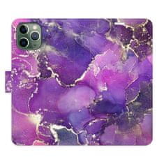 iSaprio Flipové pouzdro - Purple Marble pro Apple iPhone 11 Pro