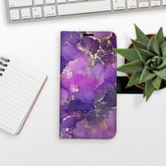 iSaprio Flipové pouzdro - Purple Marble pro Apple iPhone 12 Mini