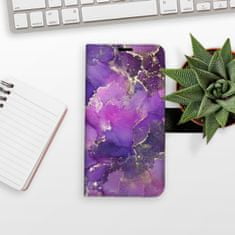 iSaprio Flipové pouzdro - Purple Marble pro Apple iPhone 12 Pro