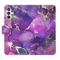 iSaprio Flipové pouzdro - Purple Marble pro Samsung Galaxy A32 5G