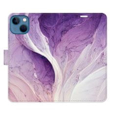 iSaprio Flipové pouzdro - Purple Paint pro Apple iPhone 13