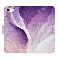 iSaprio Flipové pouzdro - Purple Paint pro Apple iPhone SE 2022