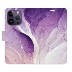 iSaprio Flipové pouzdro - Purple Paint pro Apple iPhone 14 Pro