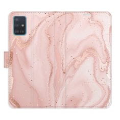 iSaprio Flipové pouzdro - RoseGold Marble pro Samsung Galaxy A51