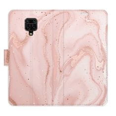 iSaprio Flipové pouzdro - RoseGold Marble pro Xiaomi Redmi Note 9 Pro / Note 9S