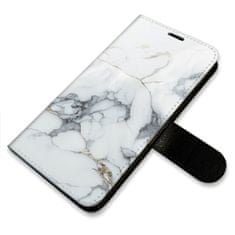 iSaprio Flipové pouzdro - SilverMarble 15 pro Apple iPhone 14 Plus