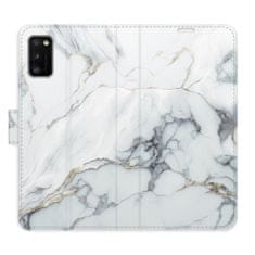 iSaprio Flipové pouzdro - SilverMarble 15 pro Samsung Galaxy A41