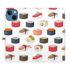 iSaprio Flipové pouzdro - Sushi Pattern 02 pro Apple iPhone 13