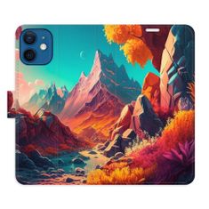 iSaprio Flipové pouzdro - Colorful Mountains pro Apple iPhone 12 Mini