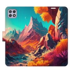 iSaprio Flipové pouzdro - Colorful Mountains pro Samsung Galaxy A22 5G