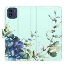 iSaprio Flipové pouzdro - Blue Flowers pro Samsung Galaxy A03