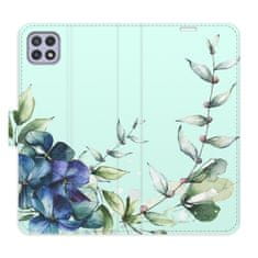 iSaprio Flipové pouzdro - Blue Flowers pro Samsung Galaxy A22 5G
