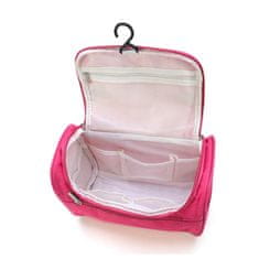 INNA Kosmetický kufřík Toaletní taška Make Up Bag Make Up Bag Travel Bag Travelcosmetic s uchem v tmavě růžové barvě