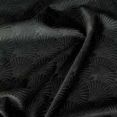 DESIGN 91 Zatemňovací závěs s kroužky - Julia, černý 140 x 250 cm