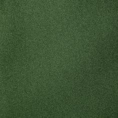 DESIGN 91 Hotový dekorační závěs s řasící páskou - Rita, tmavě zelený 140 x 270 cm