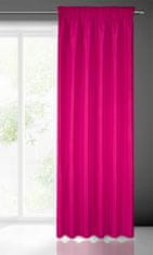 DESIGN 91 Hotový dekorační závěs s řasící páskou - Rita, purpurový 140 x 270 cm