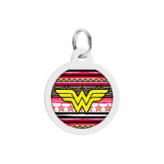 WAUDOG chytrá ID známka s QR tagem DC Wonder Woman logo Red