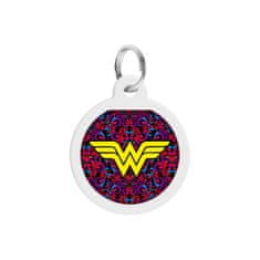 WAUDOG chytrá ID známka s QR tagem DC Wonder Woman logo Dark