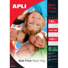 Apli Fotopapír A4 Best Price lesklý, 140 g, 100 listů