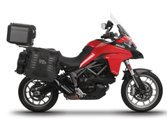 SHAD Kompletní sada sedlových brašen TERRA TR40 adventure a hliníkového vrchního kufru SHAD TERRA BLACK 48L včetně montážní sady DUCATI MULTISTRADA 950/1200/1260