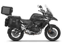 SHAD Kompletní sada sedlových brašen TERRA TR40 adventure a hliníkového vrchního kufru SHAD TERRA BLACK 48L včetně montážní sady SHAD Benelli TRK 502 X 2022 -