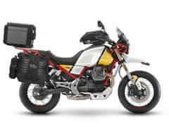 SHAD Kompletní sada sedlových brašen TERRA TR40 adventure a hliníkového vrchního kufru SHAD TERRA BLACK 48L včetně montážní sady SHAD MOTO GUZZI V 85 TT