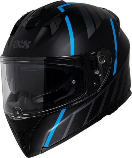 iXS Integrální helma iXS iXS 217 2.0 X14092 matně černo-tyrkysový S 26-1875